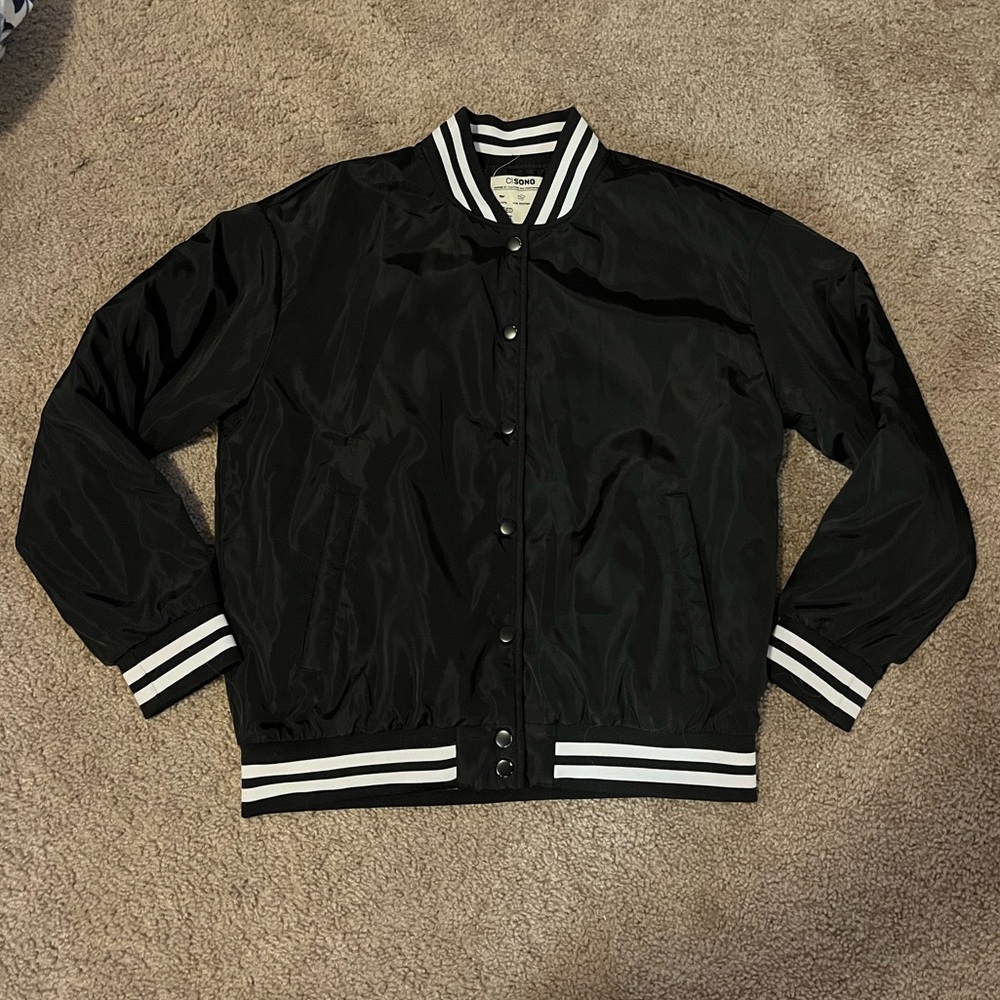 Varsity puffer jacket
